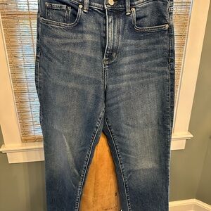 Banana Republic Women’s High-Rise Straight Blue Jeans